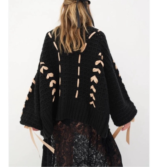 Last price drop⬇️PRICE FIRM➡️ NWT FOR LOVE & LEMONS LIBERTY CARDIGAN - M - Picture 10 of 13